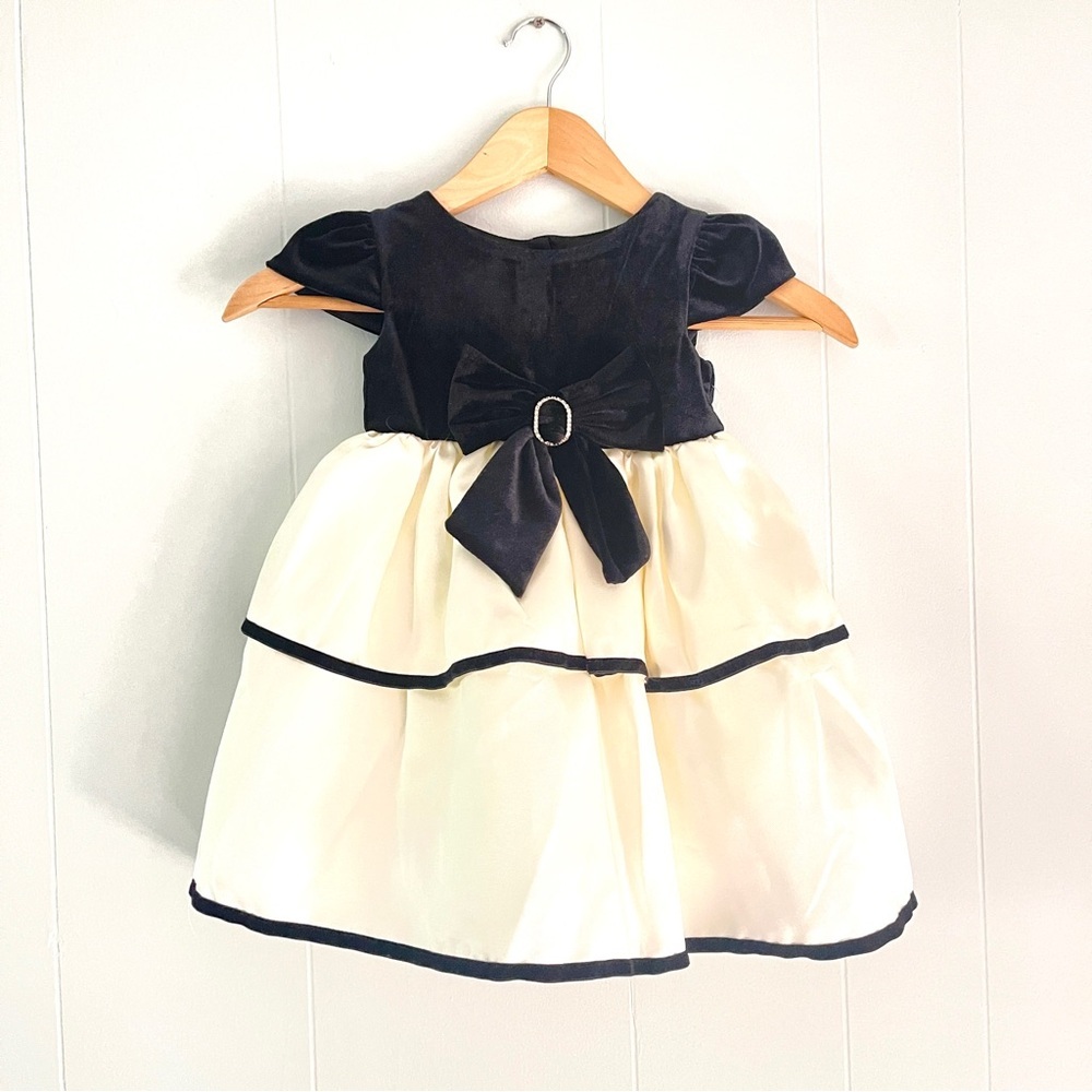 Blueberi Boulevard Velvet & Satin Holiday Dress 2T NWT